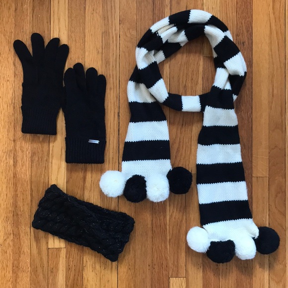 BUNDLE: Steve Madden black gloves & Target scarf - Picture 13 of 13